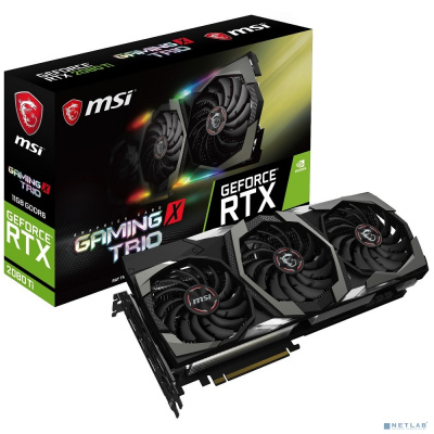 [Видеокарта] MSI RTX 2080 Ti GAMING X TRIO  RTX2080Ti 11264Mb 352b GDDR6 1680/11016/HDMIx1/DPx RTL