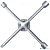 [Ручной инструмент] FIT IT Ключ балонный крест усиленный 17х19х21 мм + 1/2", длина 400 мм [62760]