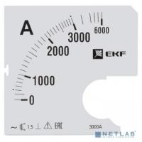 [EKF Приборы измерительные] EKF s-a961-3000 Шкала сменная для A961 3000/5А-1,5 EKF PROxima