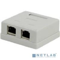 [Монтажное оборудование] 5bites LY-SB11 Розетка  внешняя RJ-45 STP 5e кат., 2порт.