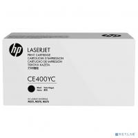 HP Картридж CE400YC лазерный черный  (белая корпоративная коробка)