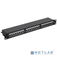 [Монтажное оборудование] Gembird Коммутационная панель Cablexpert экранированная, 24 порта категории 6, размер 19'' 1U(NPP-C624-002)