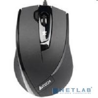 [Мышь] A4Tech N-600X (черный) USB, 3+1 кл.-кн.,провод.мышь [607631]