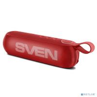 [Колонки] SVEN PS -75, красный (6 Вт, Bluetooth, FM, USB, microSD, 1200мА*ч)