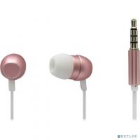 [Наушники] Гарнитура ES-F57 PINK Dialog с кнопкой ответа для мобильных устройств, розовая, металл