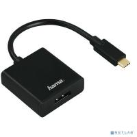 [Переходник] Адаптер Hama 135725 USB Type-C (m) DisplayPort (f) 0.1м черный (1082469)
