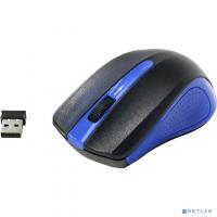 [Мышь] Oklick 485MW black/blue optical (1200dpi) cordless USB (2but) [997826]