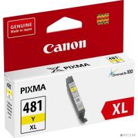 [Расходные материалы] Canon CLI-481XL Y 2046C001 Картридж для PIXMA TS6140/TS8140TS/TS9140/TR7540/TR8540, 519 стр. жёлтый