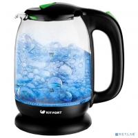 [Чайник] KITFORT КТ-625-2 Чайник; Мощность: 1850-2200 Вт.Ёмкость: 1,7 л.зеленый.