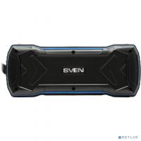 [Колонки] SVEN PS-220, черный-синий [SV-016470] (10 Вт,  Bluetooth, USB, microSD, FM-тюнер)