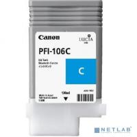 [Расходные материалы] Картридж струйный Canon PFI-106 C 6622B001 голубой для Canon для iPF6300S/6400/6450