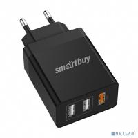 [Аксессуар] Smart buy Сетевое ЗУ FLASH, SBP-3030 ( 2x2.4 А + 1xQC 3.0, черное, 3 USB (SBP-3030)