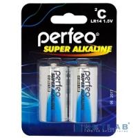[Батарейки] Perfeo LR14/2BL Super Alkaline (2 шт. в уп-ке)
