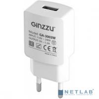 [Аксессуар] GINZZU GA-3003W, СЗУ 5В/1200mA, USB, белый