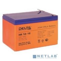 [батареи] Delta HR 12-12 (12 А\ч, 12В) свинцово- кислотный  аккумулятор