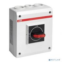 [Кулачковые переключатели] ABB 1SCA022401R5720 Рубильник в боксе OTP25B6M до 25A 6-полюсный, резьба 4хМ25+2хМ16