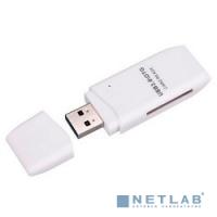 [Устройство считывания] USB 3.0 Card Reader/W Mini SDXC/SD3.0/SDHC/microSD/T-Flash (CR-017W) белый