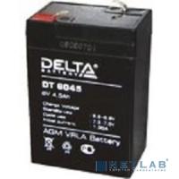 [батареи] Delta DT 6045 (4.5 А\ч, 6В) свинцово- кислотный аккумулятор