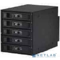 [Опция к серверу] Procase L3-305-SATA3-BK {Hot-swap корзина 5 SATA3/SAS 6Gb, черный, с замком, hotswap aluminium mobie rack module (3x5,25)}