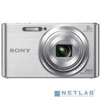 [Цифровая фотокамера] Sony CYBER-SHOT DSC-W830 [DSCW830S.RU3] Silver {20.1Mpix,8x opt zoom,2.7"LCD}