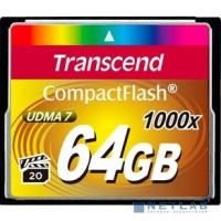 [Карта памяти ] Compact Flash 64Gb Transcend, High Speed (TS64GCF1000) 1000-x