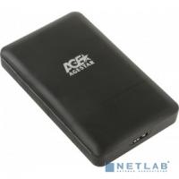 [Контейнер для HDD] AgeStar 3UBCP3 (BLACK) USB 3.0 Внешний корпус 2.5" SATAIII HDD/SSD USB 3.0, пластик, черный, безвинтовая конструкция