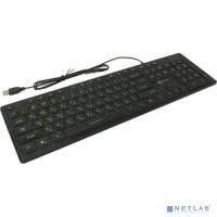 [Клавиатура] Oklick 550ML черный USB slim Multimedia LED [1061617]