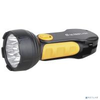 [Ultraflash Фонари] Ultraflash LED3816   (фонарь аккум 220В, черный/желтый, 9 LED, SLA, пласт, склад. вилка коробка)