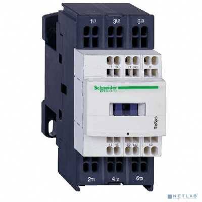 [SE Контакторы TeSys D до 75 кВт] Schneider-electric LC1D183FE7 КОНТАКТОР D 3Р,18 A,НО+НЗ,115V 50/60 ГЦ,ПРУЖИННЫЙ ЗАЖИМ