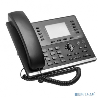[VoIP-телефон] QTECH QIPP-500PG IP телефон, 6 линий SIP, 41 клавиша, цветной ЖК дисплей 3.5" с подсветкой, 2 порта Ethernet RJ-45 LAN/PC 10/100/1000Mbps, поддержка PoE 802.3AF Class 2, интерфейс для блока питания DC