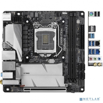 [Материнская плата] Плата материнская Asrock Asrock Z490M-ITX/AC, LGA1200, Intel Z490, mATX, BOX