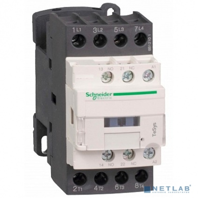 [SE Контакторы TeSys D до 75 кВт] Schneider-electric LC2DT25Q7 Контактор реверсивный 4P (4НО),АС1 25 А,НО+НЗ,380V 50/60 Гц, механической блокировки