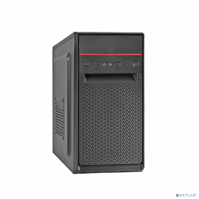 [Корпуса] Exegate EX283061RUS Корпус Minitower ExeGate BAA-107U Black, mATX, <AAA350, 80mm>, 1*USB+2*USB3.0, Audio