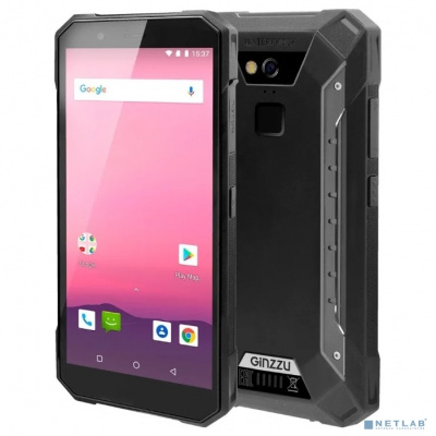 [ мобильный телефон] Ginzzu RS9602 5.7"(черн), HD+, IP69, 16Gb, 8Mp