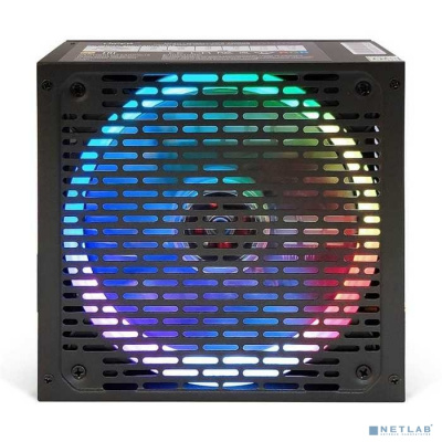 [блок питания] HIPER Блок питания HPB-550RGB (ATX 2.31, 550W, ActivePFC, RGB 140mm fan, Black) BOX