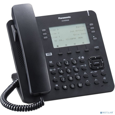 [Телефон] Panasonic KX-NT630RU-B Телефон IP черный