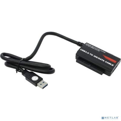 [Переходник] ORIENT Адаптер UHD-501, USB 3.0 to SATA II (3Gb/s) & IDE HDD 2.5"/3.5"/DVD, кнопка OTB (BackUp), внешний БП 5/12В (30335)