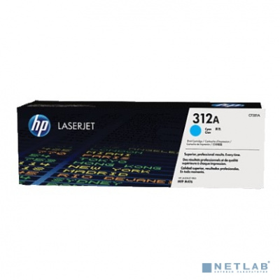 Картридж лазерный HP 312A CF381AC голубой (2400стр.) для HP CLJ Pro M476